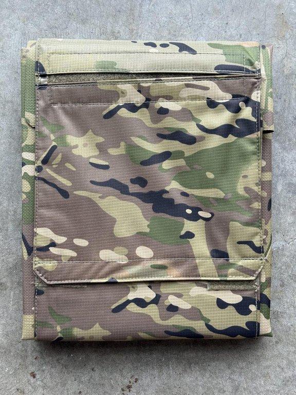 The same panel folded to pack size