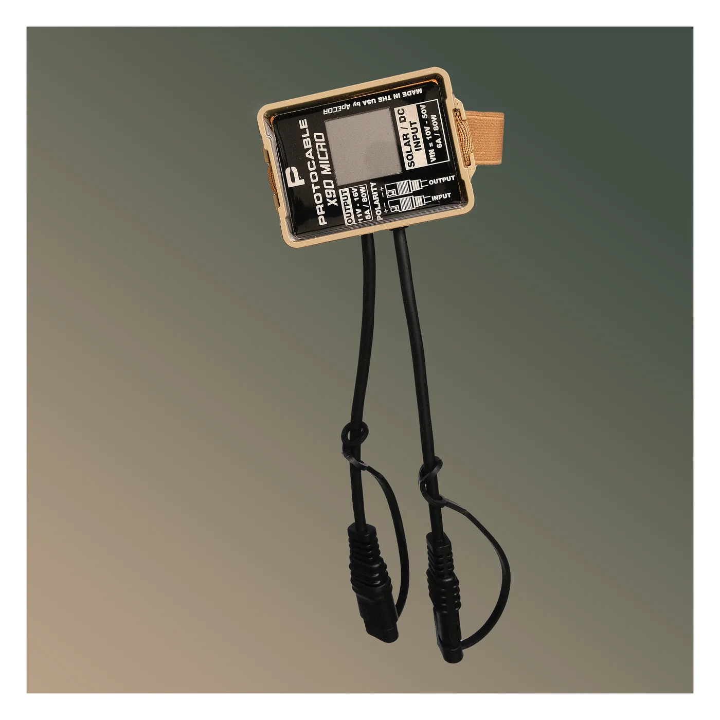 2590 top hat render with Protocable label and power leads